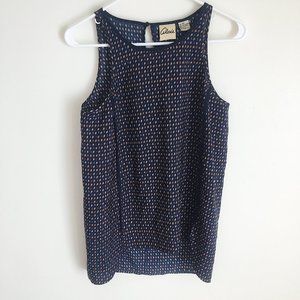 ALCEE Silky Patterned Tank Blouse